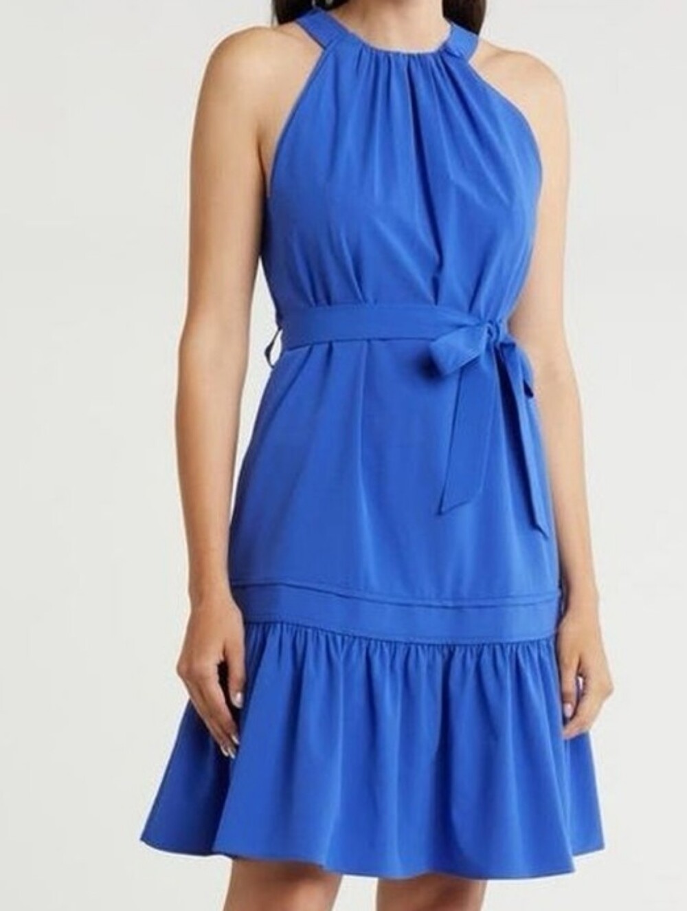CALVIN KLEIN HALTER DRESS